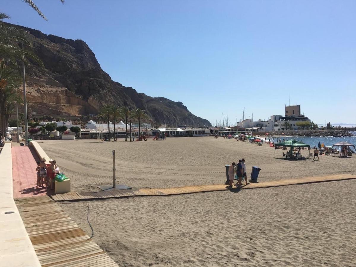 Apartamento Con Vistas Al Mar. Primera Linea De Playa. Aguadulce  Buitenkant foto