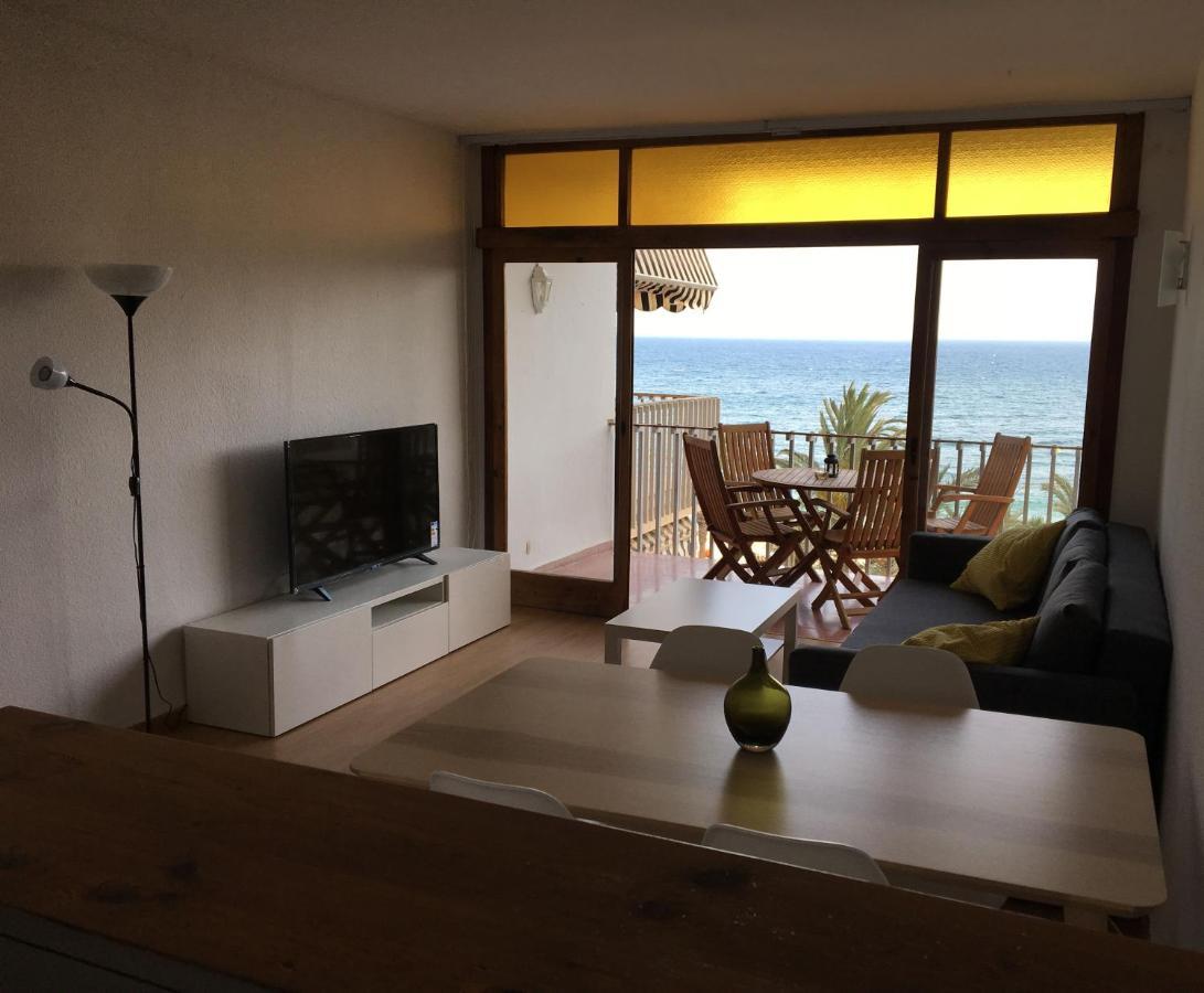 Apartamento Con Vistas Al Mar. Primera Linea De Playa. Aguadulce  Buitenkant foto
